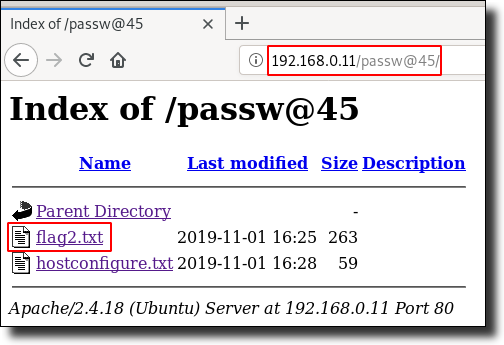 IMG: Second flag obtained from the HTTP Server
