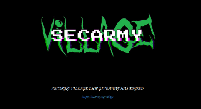 Secarmy’s CTF banner at GrayHat 2020